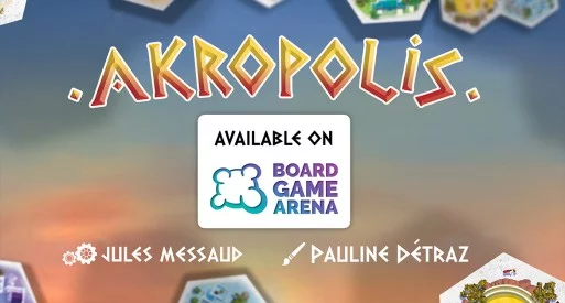 Akropolis available now on BGA ! Play Online with Akropolis 